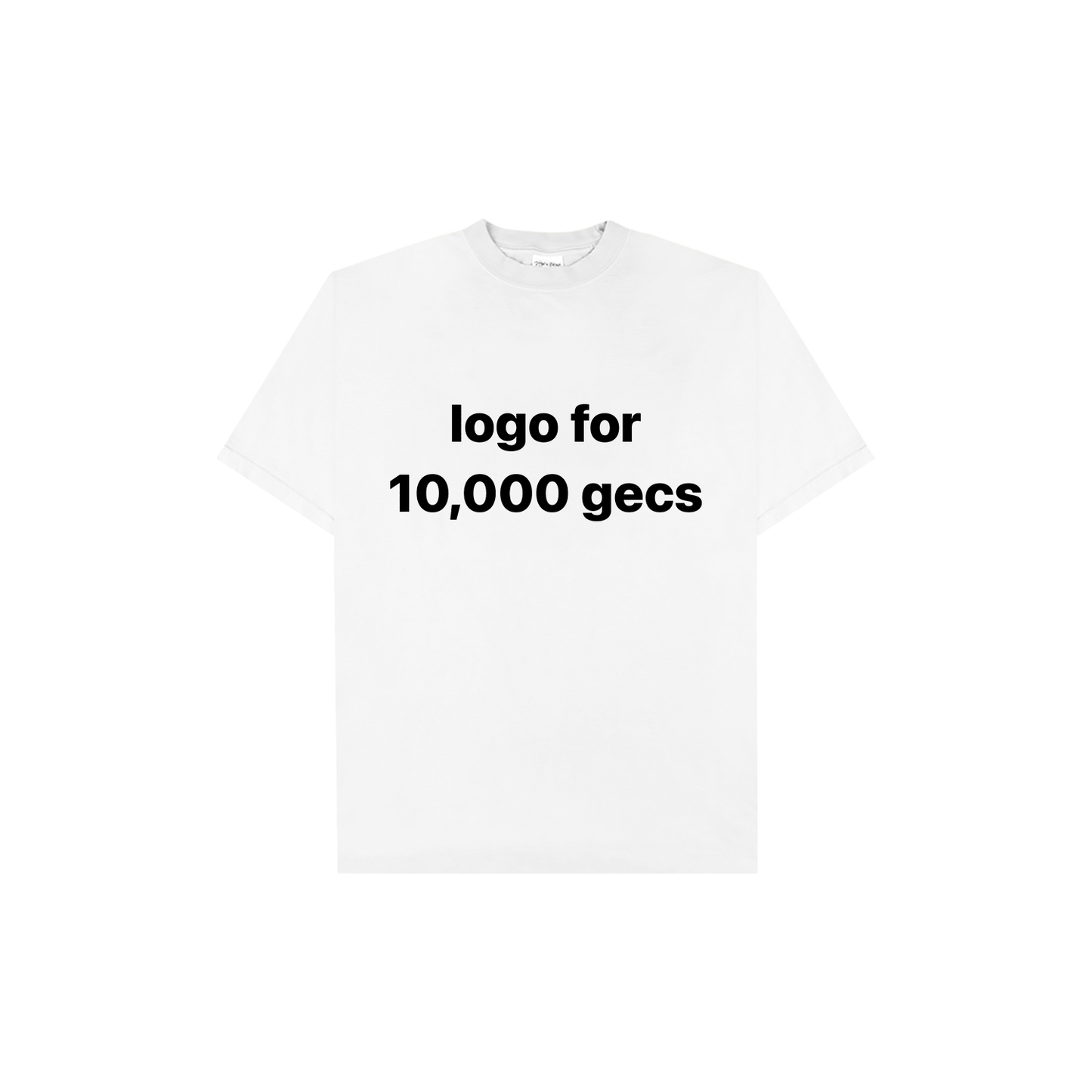 logo for 10,000 gecs tee